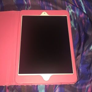 iPad with cover and charger